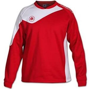 SUDADERA LUANVI STAR ROJO/BLANCO