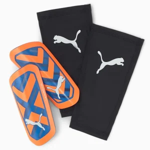 ESPINILLERAS PUMA ULTRA FLEX SLEEVE NARANJA/AZUL