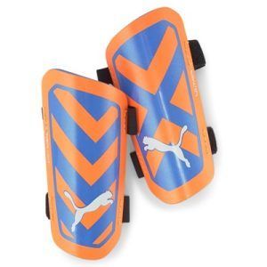 ESPINILLERAS PUMA ULTRA LIGHT STRAP NARANJA/AZUL