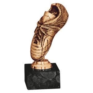 NB TROFEO RESINA BOTA FUTBOL BRONCE C/MARMOL
