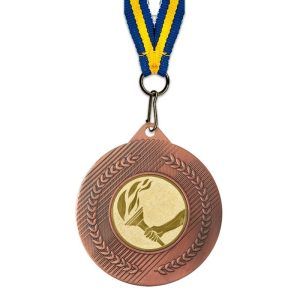 NB MEDALLA ESTRELLA 50MM BRONCE CINTA DISCO